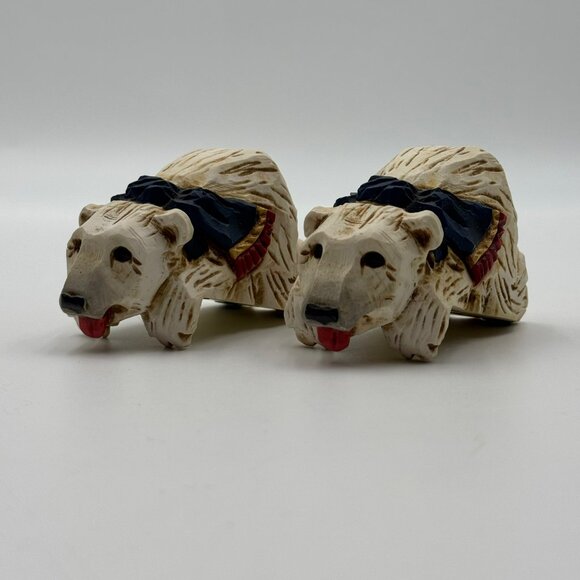 David Frykman Figurines by Frykman Polar Bear with Scarf Shelf Sitter 2.25" Reti - Picture 1 of 7